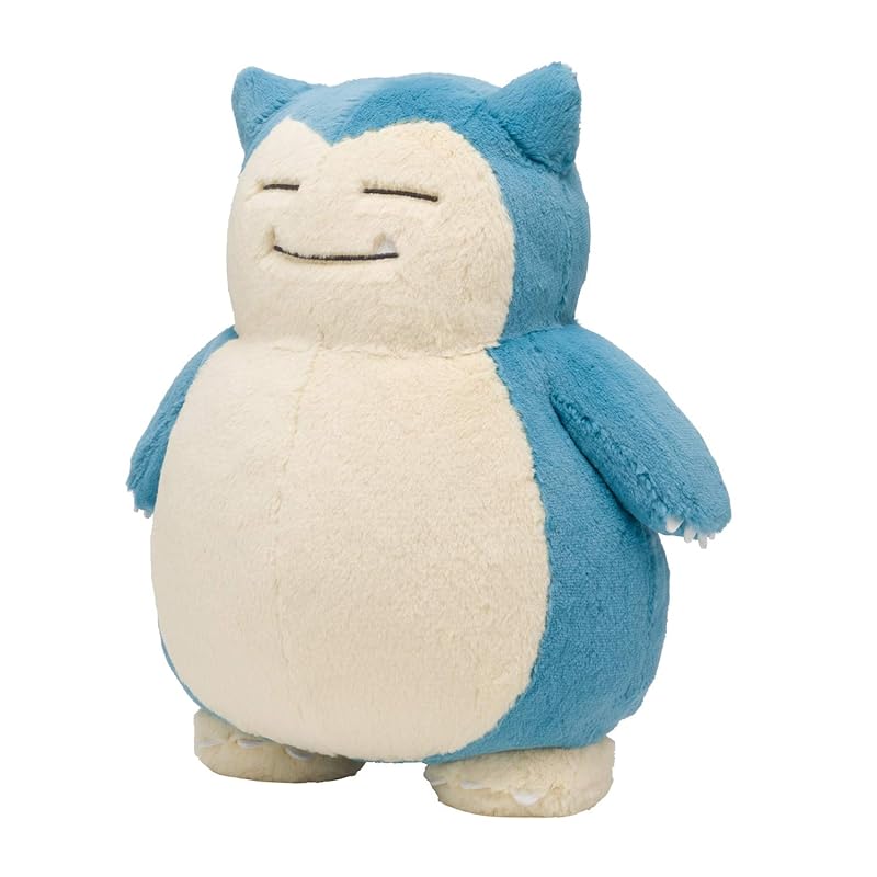 Pokémon Center Original Fluffy Huggable Snorlax Plush Toy 42 X 36 X 16 Cm (H X W X D)