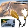1 Pair Motorcycle Rearview Mirror Replacement Parts Scooter Reversing Tools Mirror Modified Auxiliary E-bike Accessories Y8V8