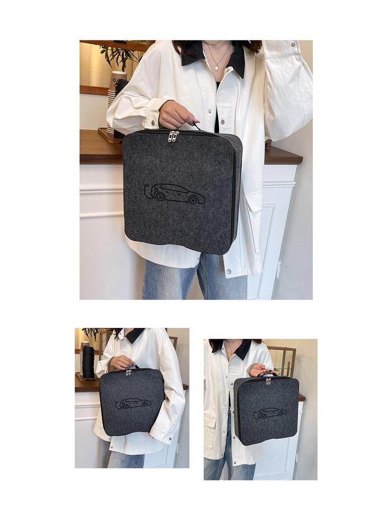 Borsa Porta Cavi Caricabatterie Portatile per Auto