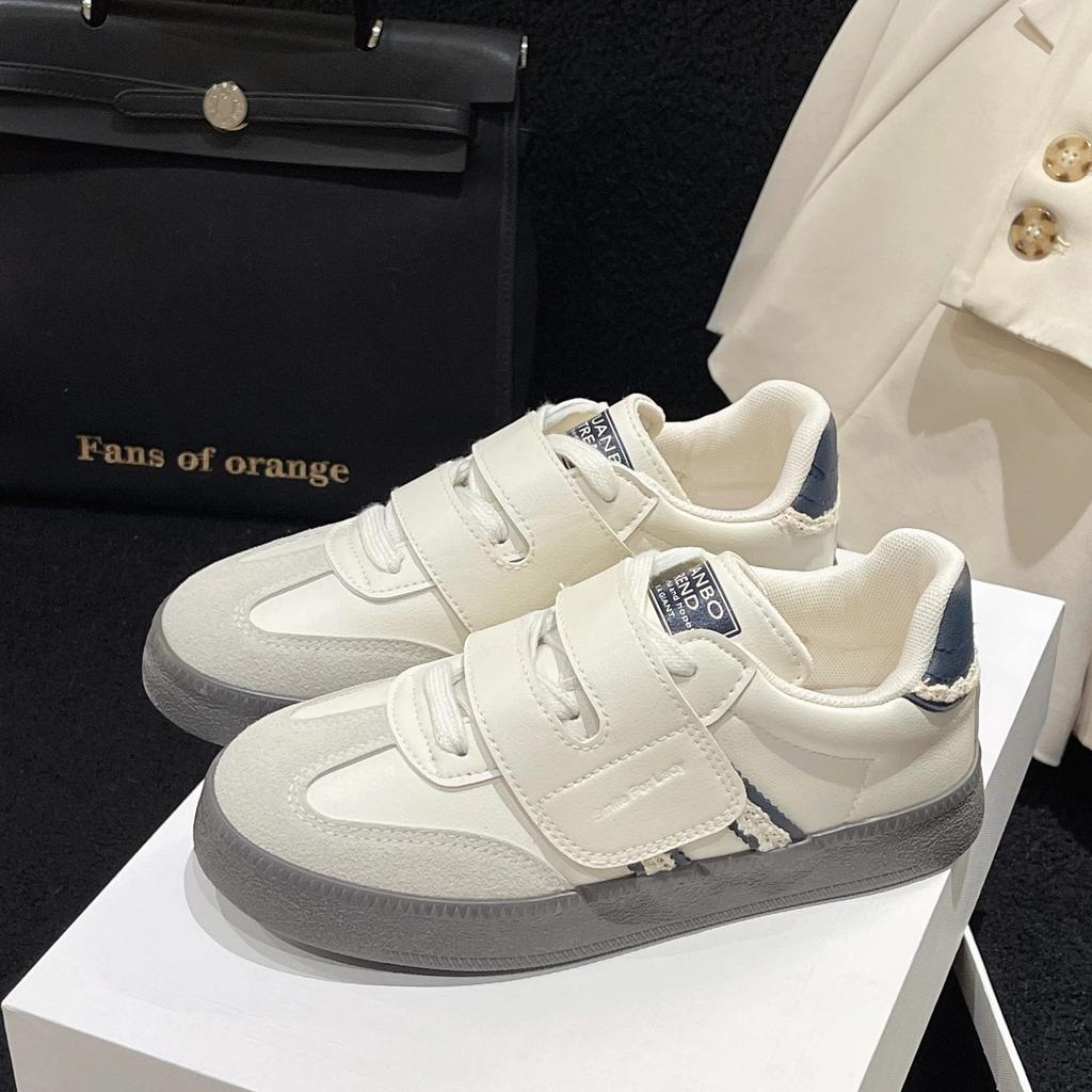 Niche Velcro Shoes Women's Spring and Autumn Students Versatile College Style Lightweight Sports and Leisure Shoes