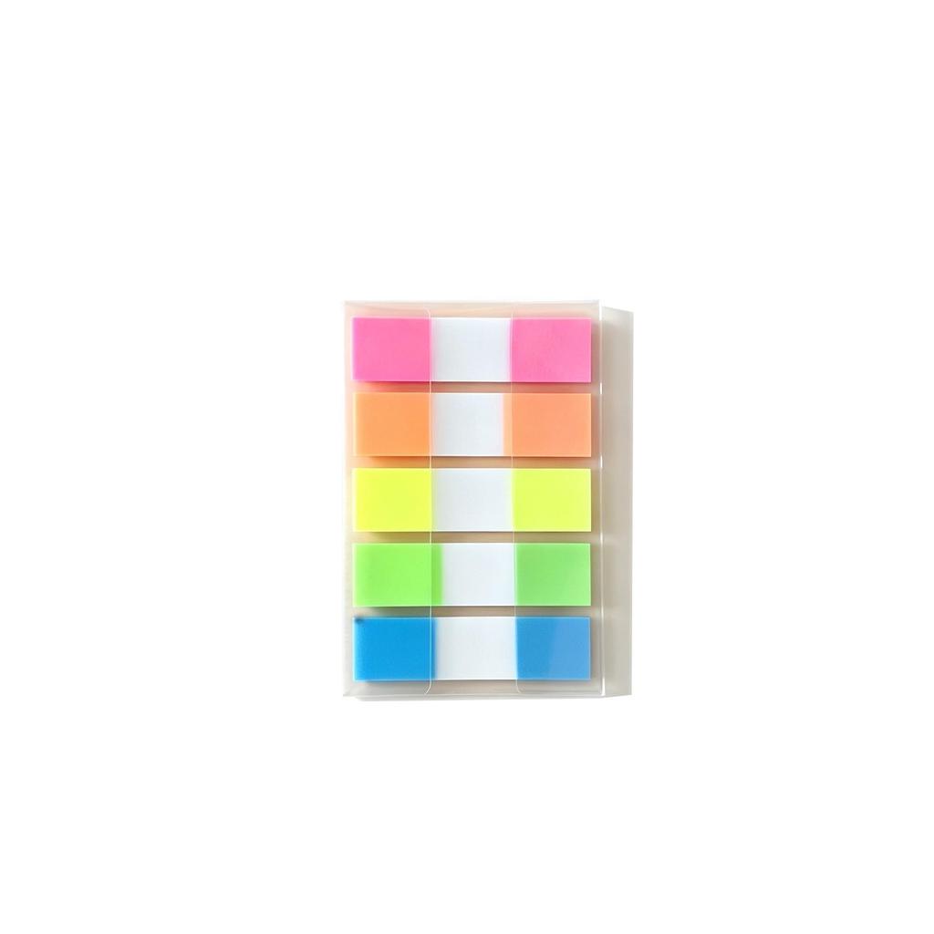 Translucent Student Key Point Marker Stickers - Fluorescent Index Labels and Sticky Notes