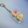 New 1/2/3/4/9 Keys Keyboard Keychain Transparent Key Button Finger Toy Pass The Time Stress Relief Keycap Keychain Kids