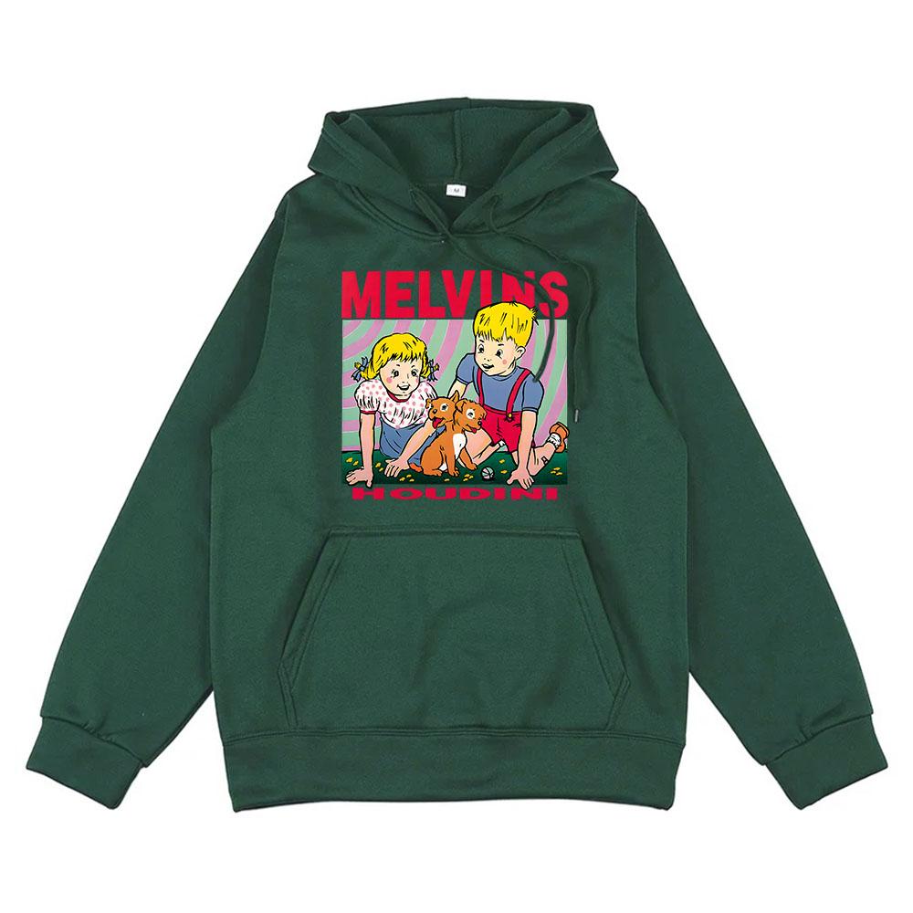 

Garbage Metal Band Melvins Hoodies Houdini Album Graphic Printing Sweatshirts Ropa Hombre Sudaderas Men/Women Hoody 3XL