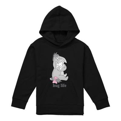 Childrens/Kids Hug Life Eeyore Valentine`s Day Hoodie