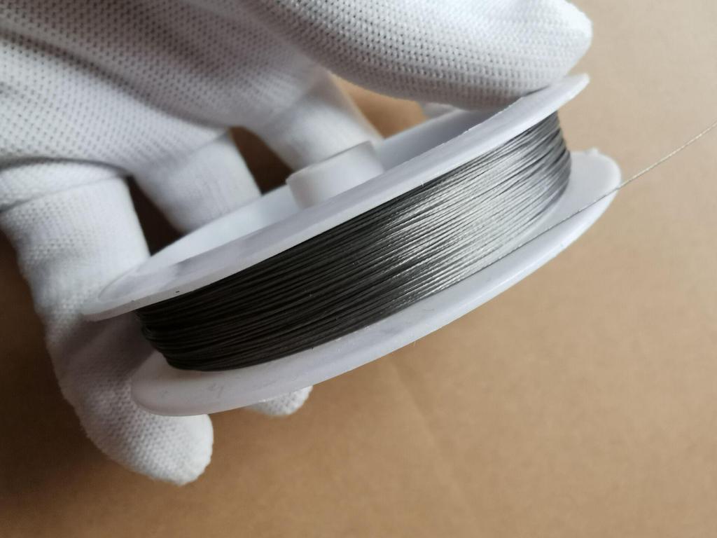 0.3mm Silver Gray Steel Wire Lead for Beading Buddha and Bodhi Beads, Customizable Lengths 10cm-20cm