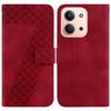 For Xiaomi Redmi 15C 5G (EU) (173mm)/15C 4G (EU) (173mm) Stand Case 7-Shaped Pattern Imprint Leather Phone Cover with Strap