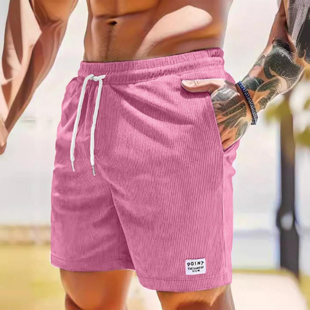 Men's Lace-up Sweatpants Men's Cargo Shorts Casual Pants