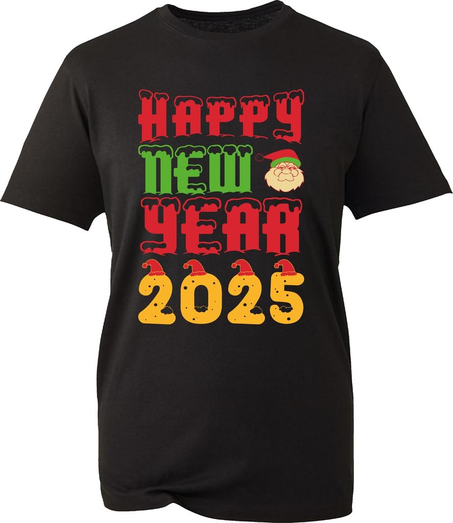 Happy New Year 2025 Christmas T Shirt Merry Christmas Unisex Tshirt Tee Top