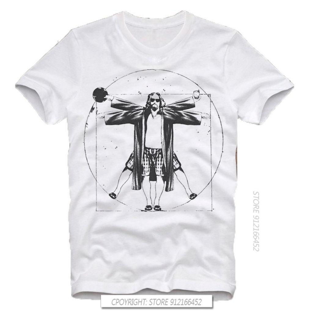 T Shirt The Big Lebowski The Dude Cult Movie Kultfilm Coen Brothers Da Vinci Man Summer Cotton T-Shirts Streetwear