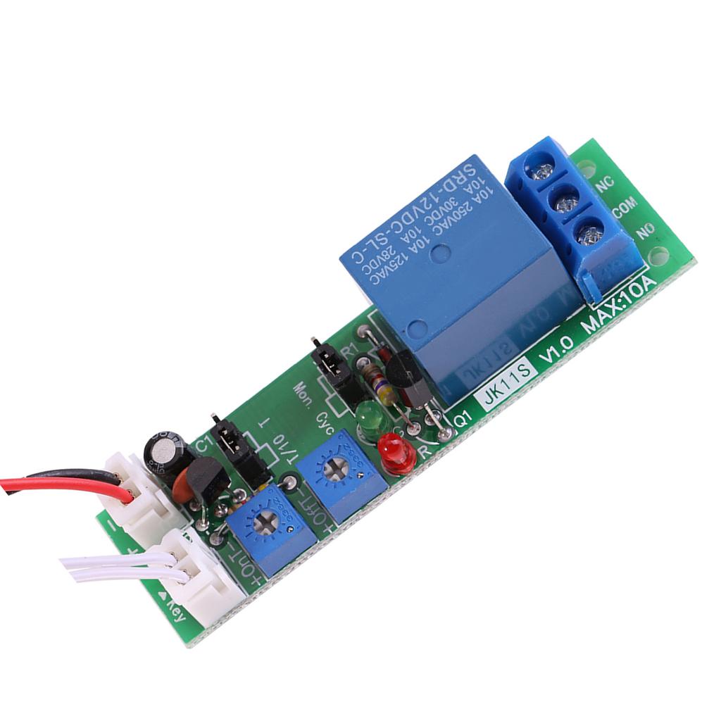 Adjustable Cycle Timer Delay On Off Switch Relay Module (DC12V,0 120min)