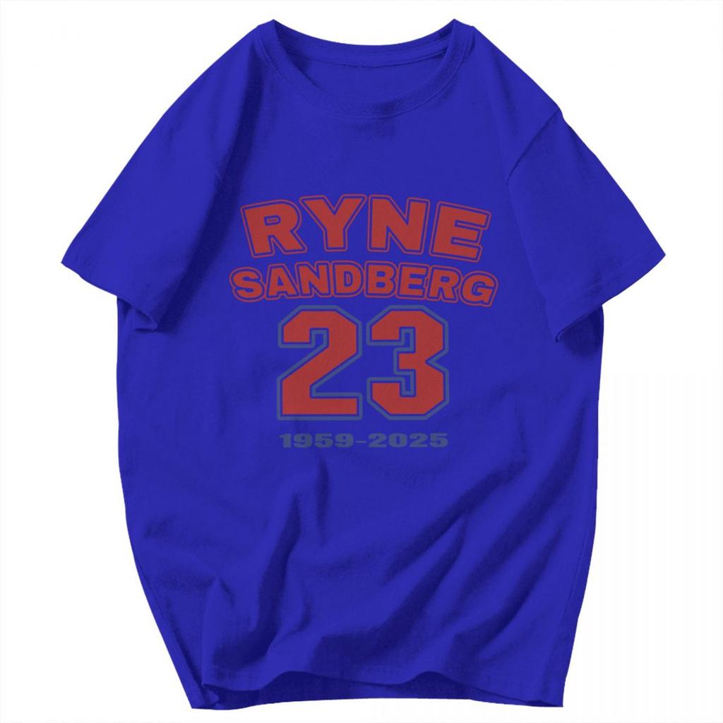 Men T Shirt Ryne Sandberg 2025 Gifts Y2K Graphic Customized Unisex Clothes T Shirts