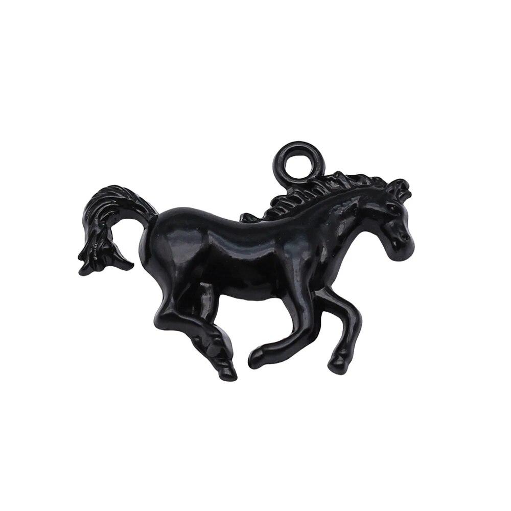 Horse Charms Couple Pendants Items Accessories For Jewelry