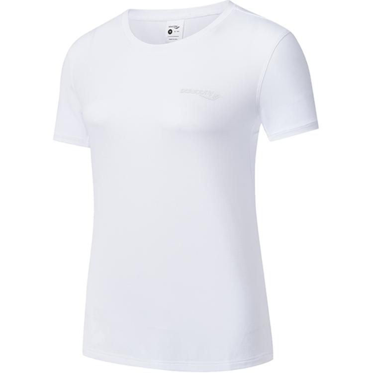 

SAUCONY Простой круглый вырез пуловер короткий рукав футболка женские топы SC1249114A-PP60 S