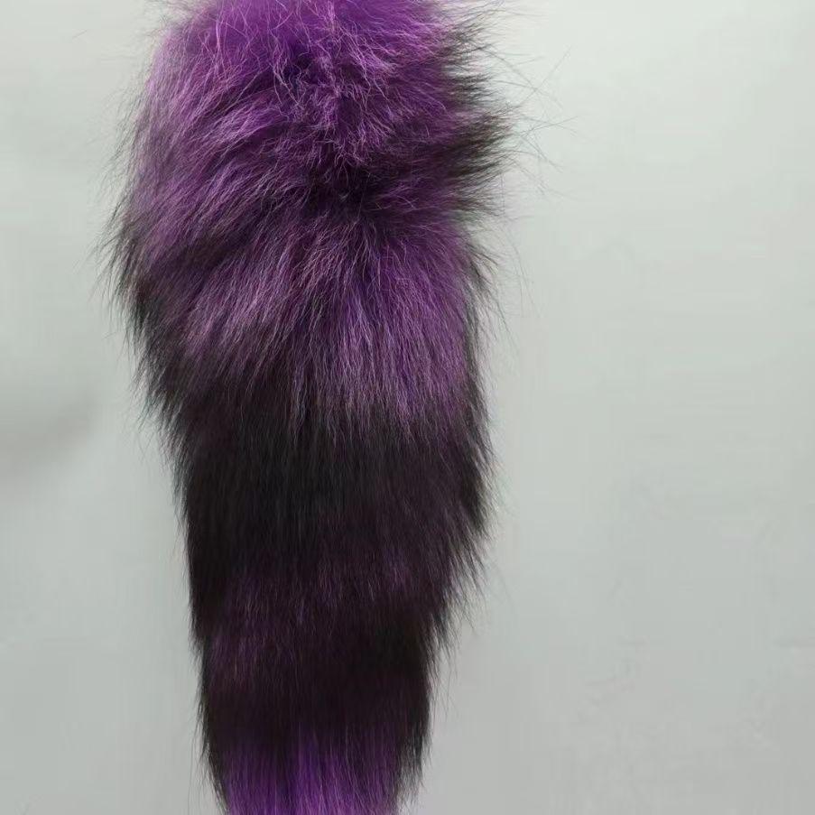 Flauschiger Schwanz Schlüsselanhänger Anhänger Zubehör