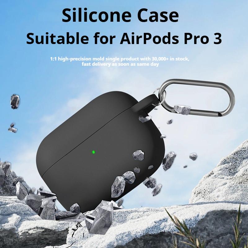 Precision 1:1 Mold Design Silicone Case for Airpods Pro 3 (2025) & Airpods 4 3 2 1 Earphone Cover W/ Anti-lost Hook+Cleaning Kit