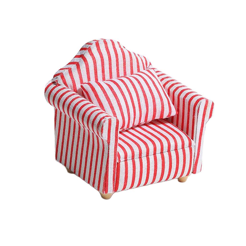 1/12 Dolls House Miniatures Modern Seat Armchair Sofa Settee