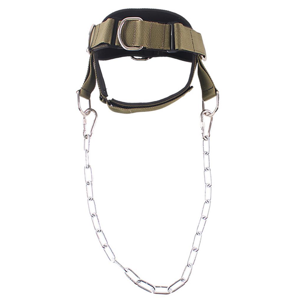 Fitness Neck Harness Weight Lifting Training Exerciser Head Harness Exerciser with Steel Chain Boxing Trainer Equipment