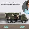 1/43 Militär-LKW-Armee-Panzerwagenmodell, Säuglingssimulationsfahrzeugmodell für einziehbares Kinderspielzeug mit Licht und Ton (Antiker Krankenwagen)