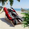 Toalla de Playa con Estampado de Samurái Japonés, Toalla Grande Suave de Secado Rápido para Playa, Camping, Natación