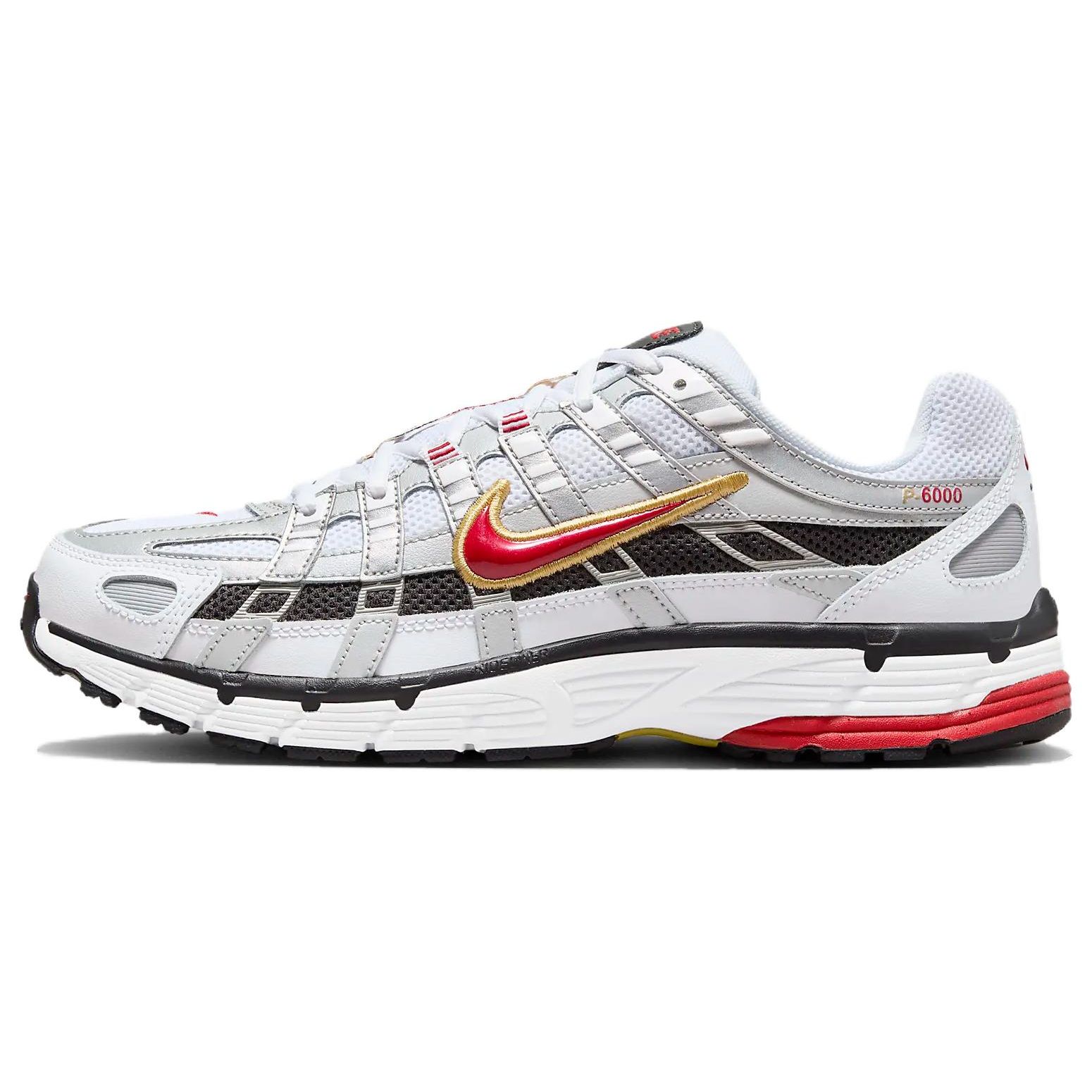 Кроссовки унисекс Nike P-6000 Platinum Varsity Red White Metallic-Platinum CD6404-102 40.5