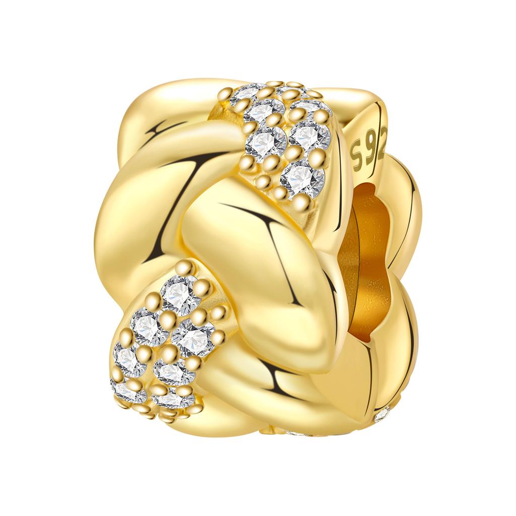 NEW 925 Silver Charm Beads Fit Original Bangle DIY Star Moon Sun Cross Heart Designs Perfect Party Gift