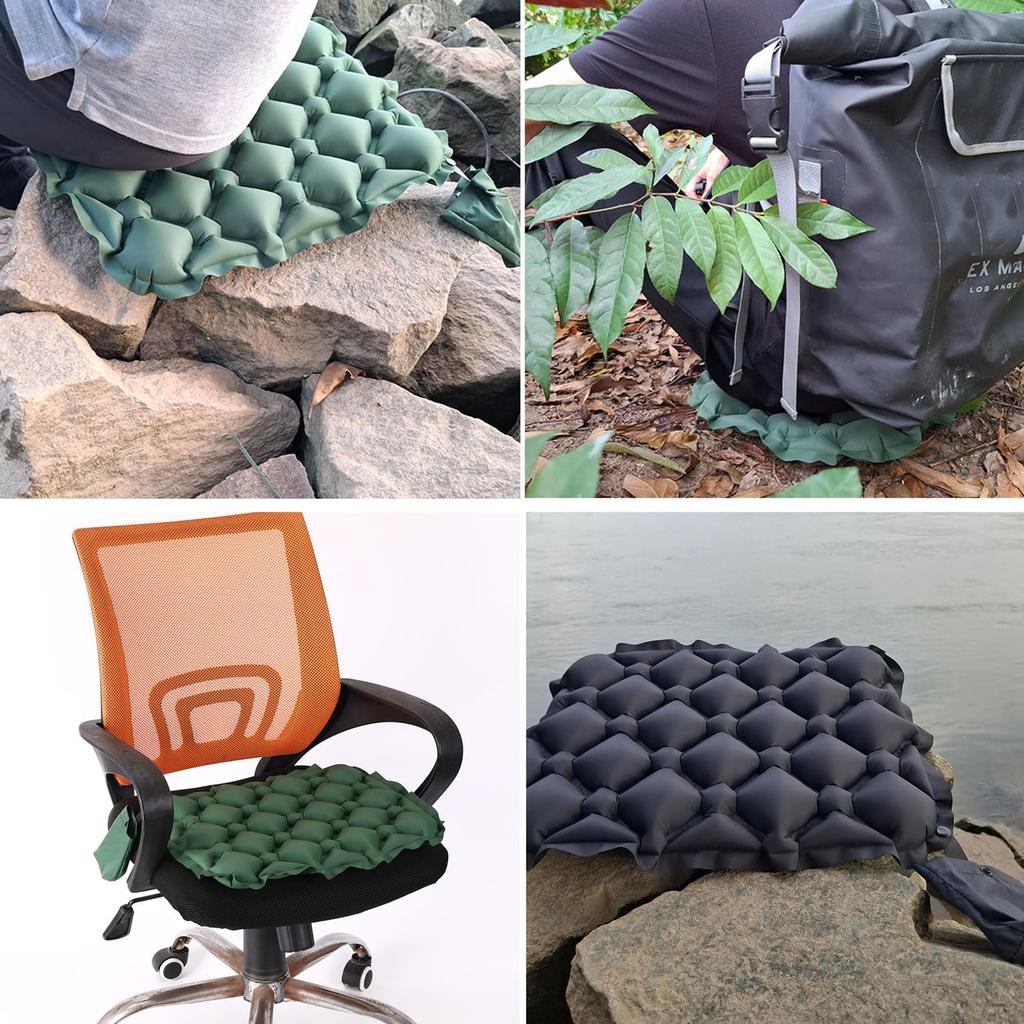 Azarxis Leisure Seat Air Cushion, Camping, Compact, Lightweight, Buttocks, Single