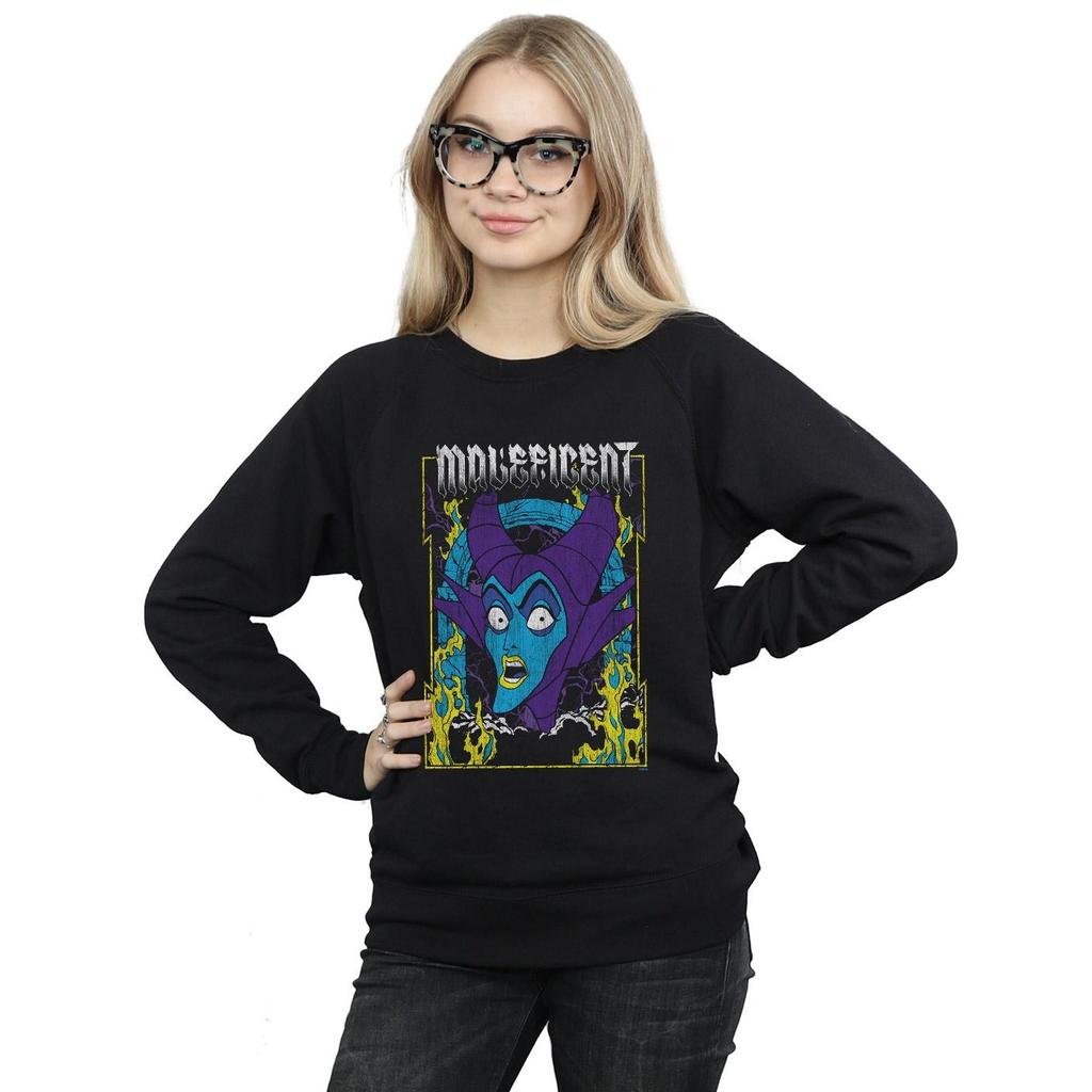 Disney Womens/Ladies Maleficent Poster Sweatshirt