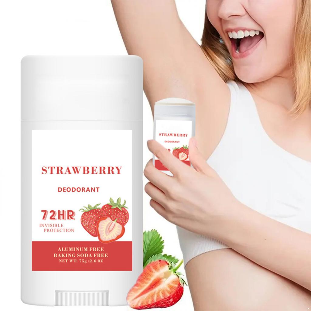 Long Lasting Fresh Scent Body Cream, Aluminum-Free Deodorant Stick for 72-Hour Odor Control & All-Day Comfort