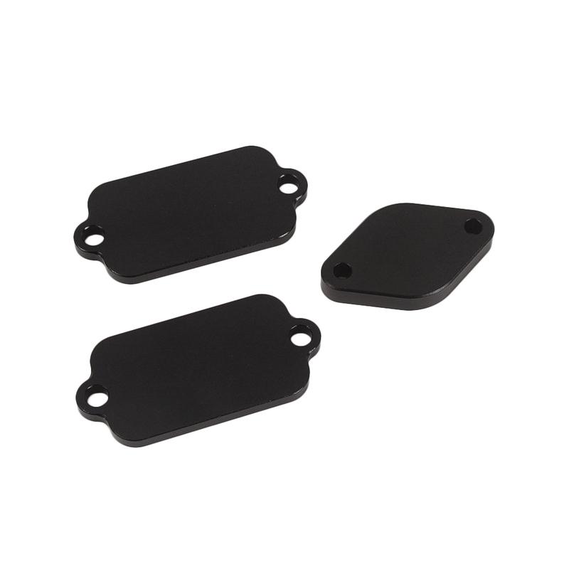 For SUZUKI SV650 SV 650 2003 2004 2005 2006 Aluminum Smog Block Off Plates Cover Fit Motorcycle Accessories Black