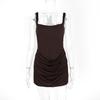 Women's European & American Sexy Fishbone Slim Fit Backless Spaghetti Strap Dress - Hot Girl & Mature Style