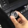 For Nissan Titan 2016-2023 Aluminum Alloy Car Central Control Air Conditioning Adjustment Knob Ring Cover Trim Accessories