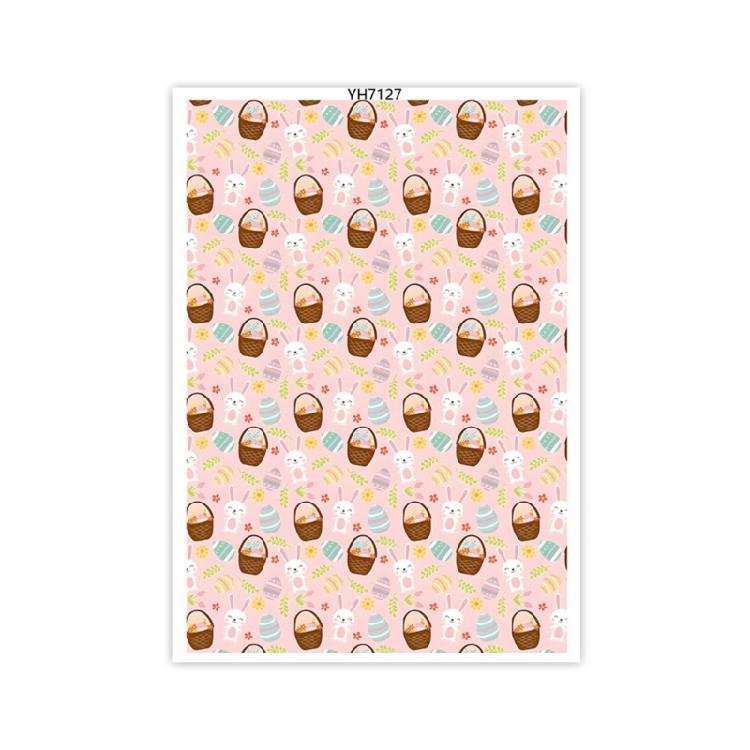 Clay Earrings Transfer Paper Easters Colored Eggs Printing Paper Water Soluble Transfer Decal Clay Transfer Sheets