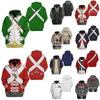 Historical Army Uniforms 3d Pattern Hoodie Cosplay Sweatershirt For Men And Women