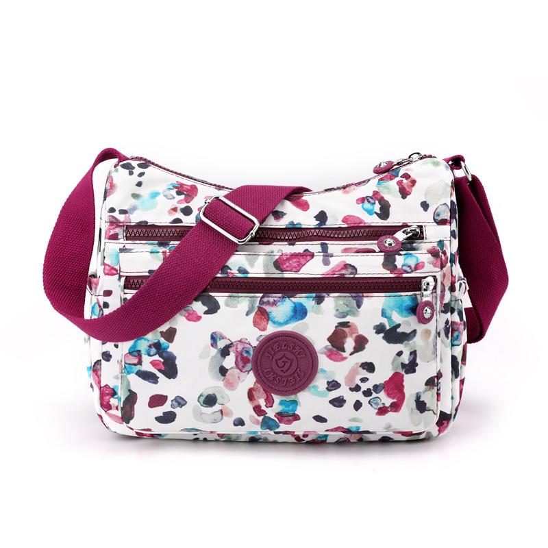 Trendy Women's Water-Repellent Nylon Crossbody Bag