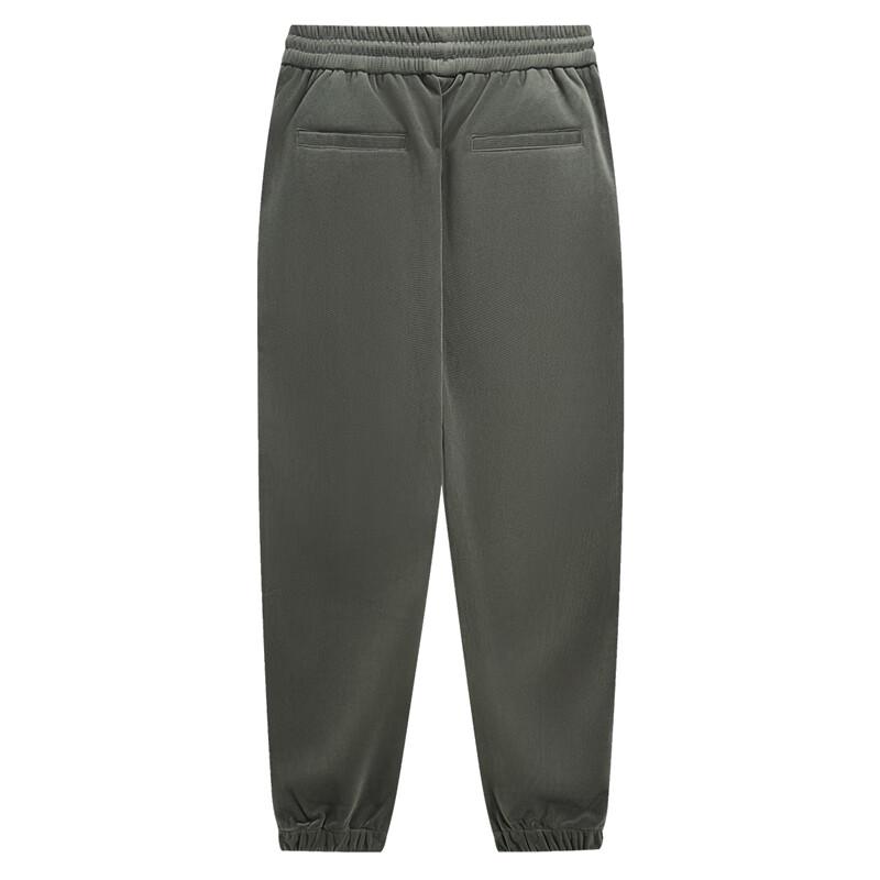 Mark Fairwhale Men's Waffle Knit Fleece-Lined Embroidered Tapered Pants