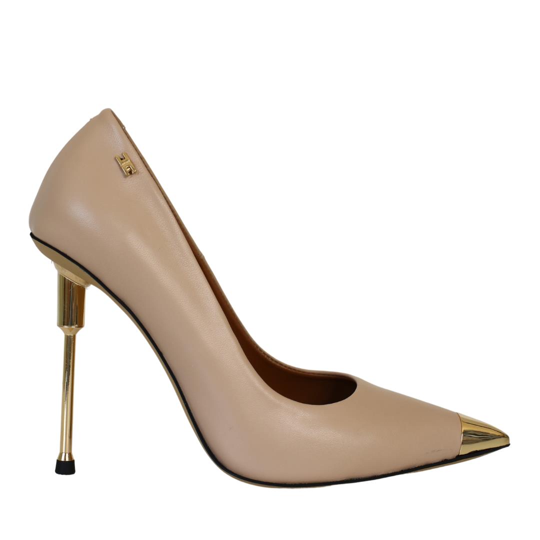 

Женская обувь из натуральной кожи на высоком каблуке особого дизайна