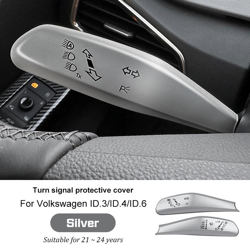 Car Wiper Switch Trim Steering Wheel Headlight Switch Control Cover Accessories for VW Volkswagen ID.3/ID.4/ID.6RZ7 BJP1