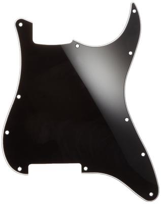 Scud ST tipi sadece dış çevre elektrik gitar siyah 3P pickguard, SC-B3P-2