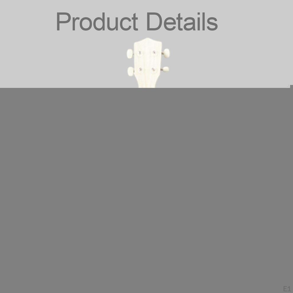 DIY Ukulele Kit Guitar Build Handicraft Wood for Children Unfinished 21 Inch Supplies