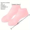 1 Pair Silicone Moisturizing Foot Socks For Dry And Cracked Feet Pedicure Care