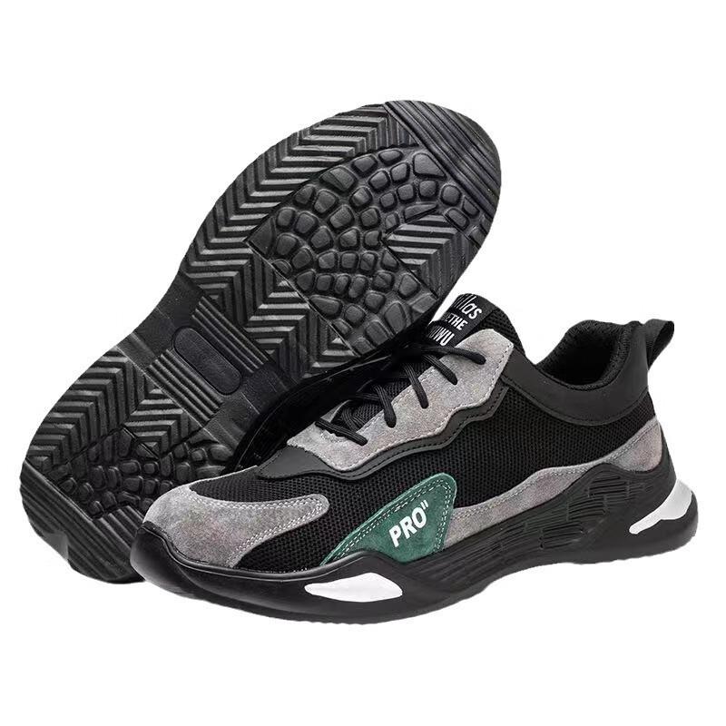 HUIZUMEI Men s Steel Toe Safety Work Shoes EU 35