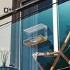 Window Birds Feeder with Suction Cups Clear Wildbird Feeder with Detachable Seeds Water Tray for Outdoor Birds Watching