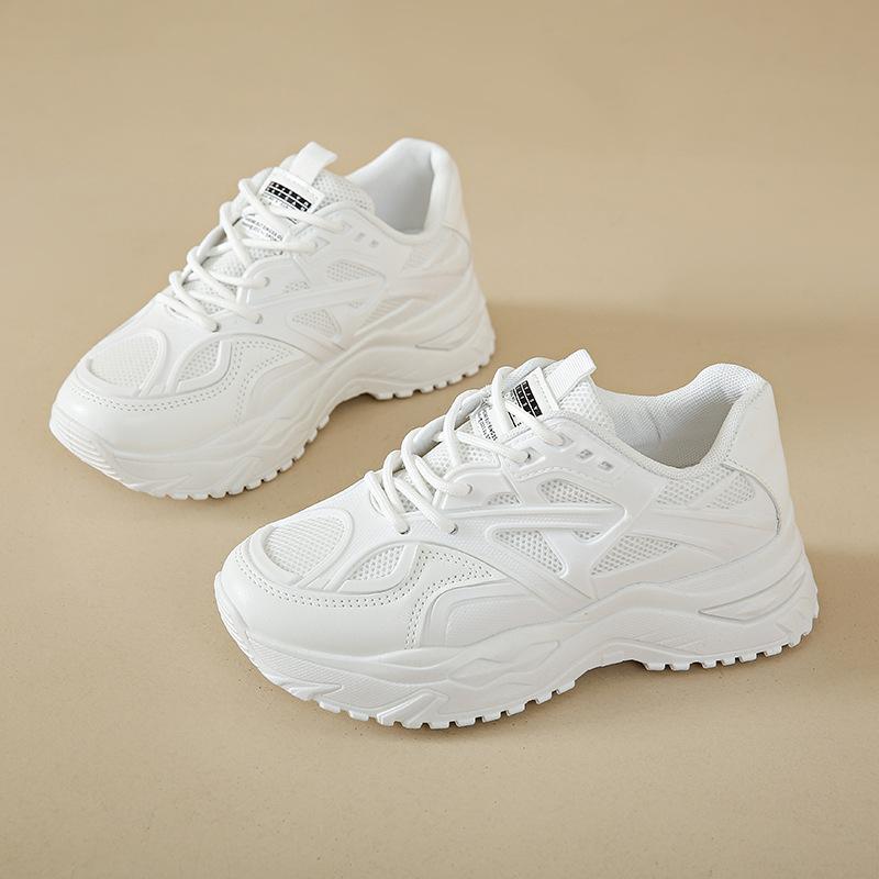 

Обувь Comemore Pop 2024 Весна Осень Новые Белые Кроссовки На Толстой Подошве Женские Кроссовки Круглый Носок Удобные Повседневные Теннисные Спортивные 38