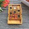 Wooden Puzzle Toy: Intellectual Number Game, Irregular Platter, Kongming Lock, Luban Ball, and Color-Matching Chess Set