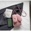 Módní plyšová crossbody taška 2024 - Roztomilý design králíčka, ideální na podzim/zimu