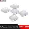 For Toyota Land Cruiser Prado FJ120 2003 2004 2005 2006 2007 2008 2009 Steel Side Door Handle Bowl Cover Trim Car Accessories