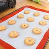 High Temperature Silicone Baking Mat Platinum Food Grade Non Stick Fibreglass Rectangular Macaron Baking Pad