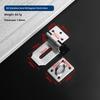 1 Set Stainless Steel Padlock Clasp Gate Hasp Staple Door 90 Degrees Latches Lock Shed Latch Household Burglar-Proof Hardware