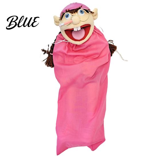 Parent-child Interaction Toy Jeffy Hand Puppet with Removable Tops Shoes Adventure Game Figure Doll Plushies Christmas Gift for Children Fans