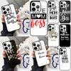 Wife Mamma Boss Phone Case Cover For iPhone 17 Air 16 15 14 Plus for Apple 16 11 12 13 Pro Max Coque